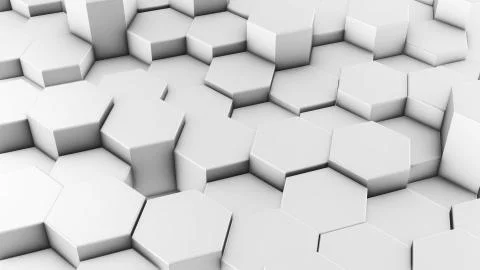 Hexagons honeycomb background abstract science design Illustrazione stock