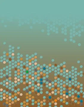 Hexagons Stock Illustration