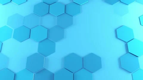 Hexagons looped background Stock Footage 100907705