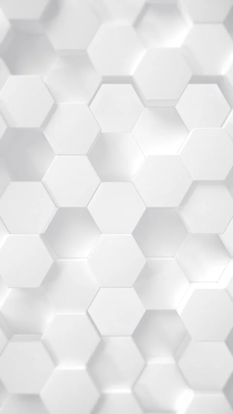Hexagons Low Poly White Abstract Vertical Video Background Loop Stock Footage 212390272