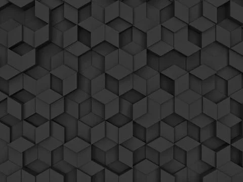 Hexagons made of rhombuses Illustrazione stock