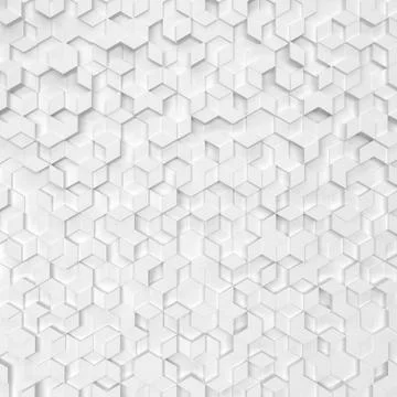 Hexagons made of rhombuses Stock Illustration