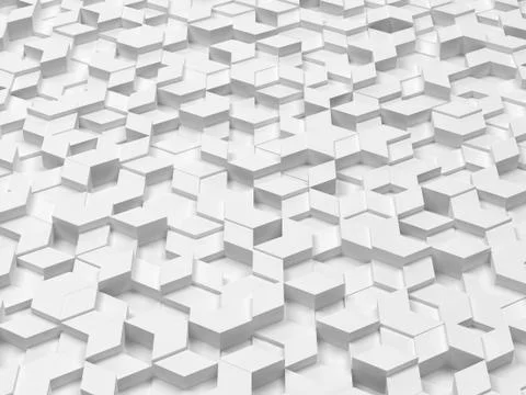 Hexagons made of rhombuses Stock Illustration