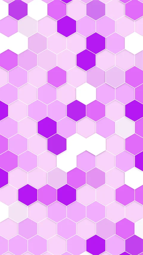 Hexagons pattern on purple background. Genetic research, molecular structure. Stock Footage 315504419