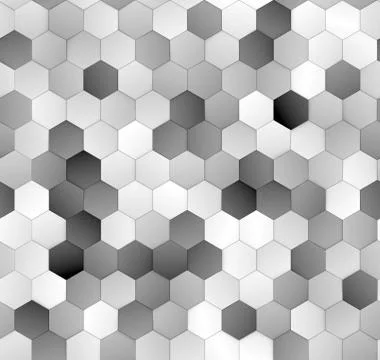 Hexagons pattern seamless texture Stock Illustration