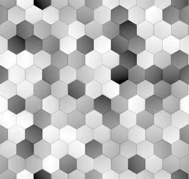 Hexagons pattern seamless texture Stock Illustration