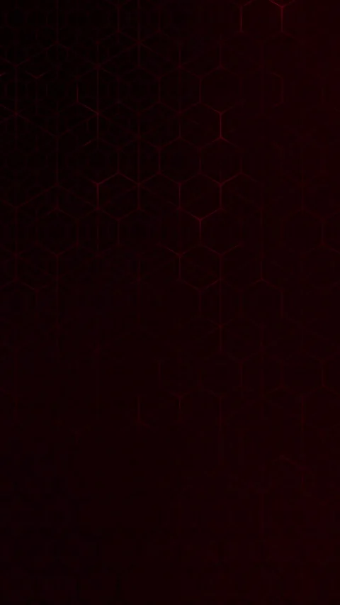Hexagons Red Glowing Vertical Video Background Loop Stock Footage 212390359