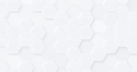 Hexagons on surface morphing.  Hexagons on surface morphing. 스톡 동영상 198034778