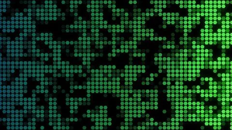 Hexagons technological network background Illustrazione stock