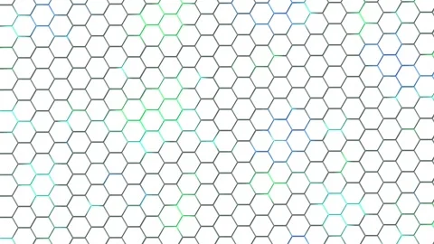 Hexagons, white honeycomb, simple elegant background. background animation Stock Footage 277870782