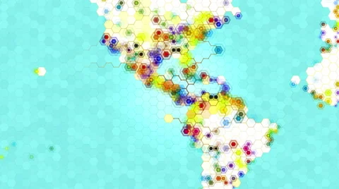 Hexagons World Map Loop Connecting Netw Stock Video Pond5 Hexagons World Map Loop Connecting Netw Stock Video Pond5