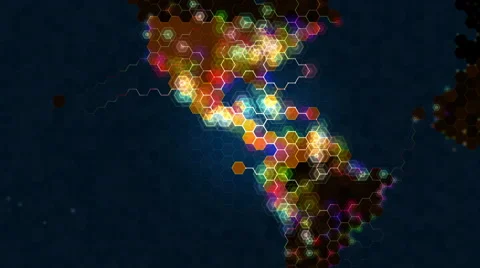 Hexagons World Map Loop Connecting Netw Stock Video Pond5 Hexagons World Map Loop Connecting Netw Stock Video Pond5