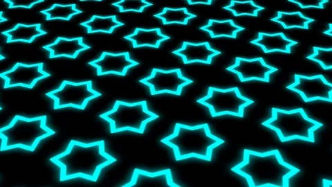 Hexagram star animation background seamless looping Stock Footage 126076865