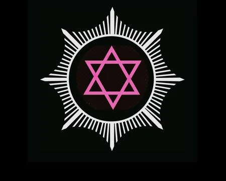 Hexagram symbol Stock Illustration