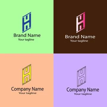 HexaHub -HyperLink-HighPoint Indicator Logo Design Stock Illustration