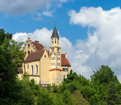 Hexenagger Castle in Bavaria Stock Photos