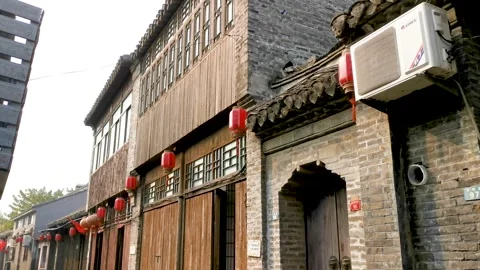 Hexia Ancient Town, Huai ' an City, Jiangsu Province, China Stock Footage 156682853