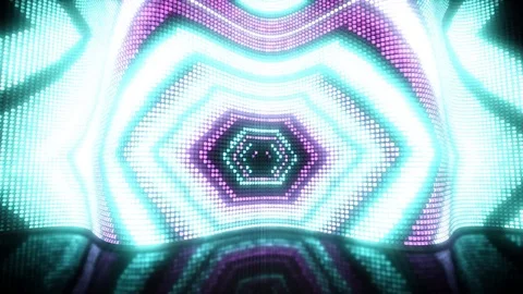 Hexwal Looping Animation Stock Footage 73644024
