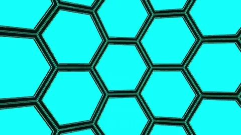 Hexxa visuals inside Sphere rotating on the beat  Stock Footage 69289627