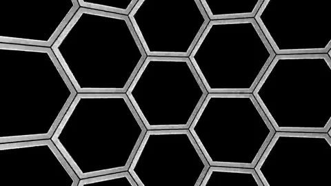 Hexxa visuals inside Sphere rotating on the beat Stock Footage 69299300