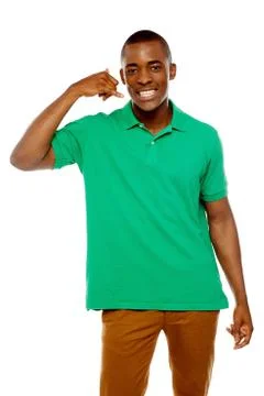 Hey call me sometime Stock Photos
