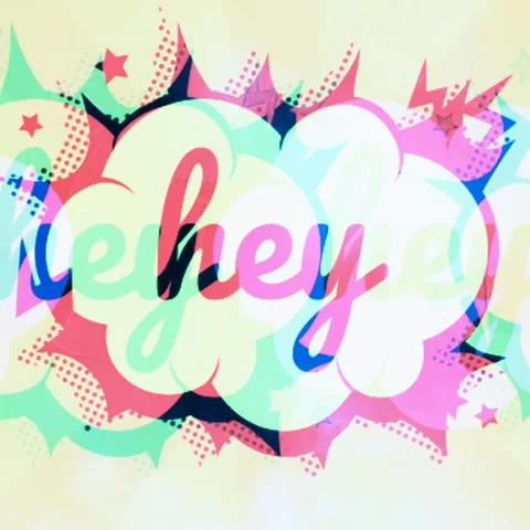Hey! Comic Bubble Text Animation Stock Footage 255059212