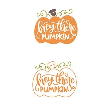 Hey there pumpkin ,typography t shirt design, tee print, t-shirt design Illustrazione stock
