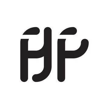 Hf initial letter vector logo icon Stock-Illustration