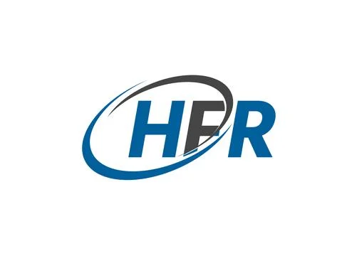 Hfr creative logo design vector illustration Stock Illustration