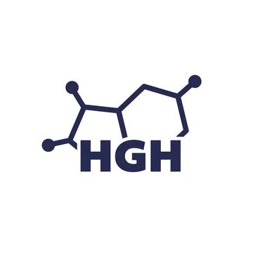 HGH icon, human growth hormone Stock Illustration