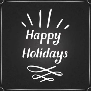Hh small chalkboard Stock Illustration