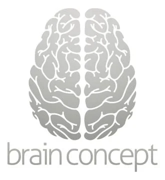 Hhuman brain concept 스톡 일러스트