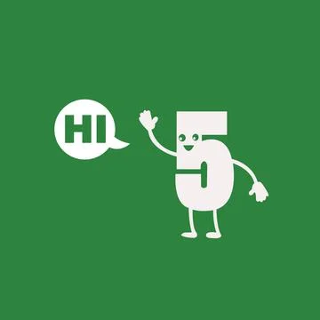 Hi 5 Stock-Illustration
