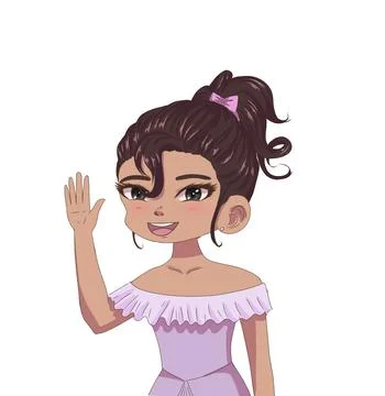 Hi! Character Stock Illustration