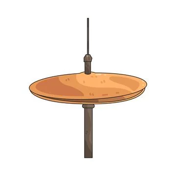 Hi-Hat illustration Illustrazione stock