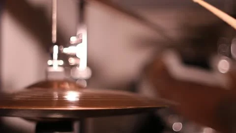 HI-Hat jazz beat MS Vídeo Stock 10765052