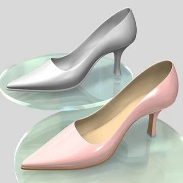Hi Heels Shoe 3D Model