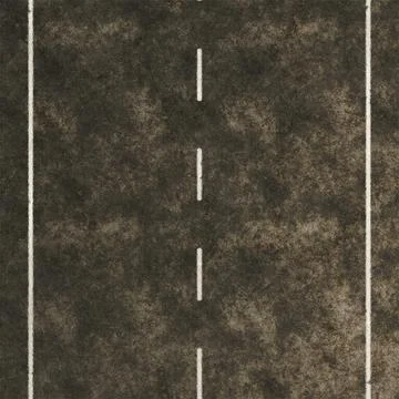 Hi res road top section Stock Illustration