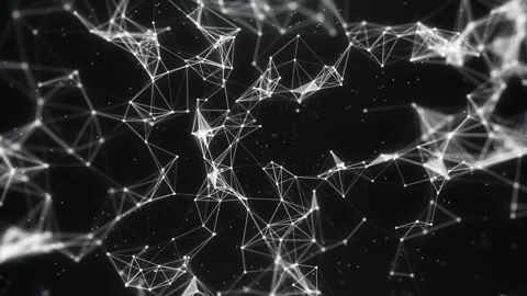 Hi Tech 3D Plexus Particles And Dark Background 스톡 동영상 247893766