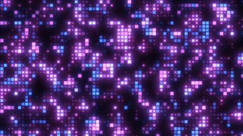 Hi Tech Abstract Background Glowing Micro Dots And Squares Twinkling Stock Footage 154460038