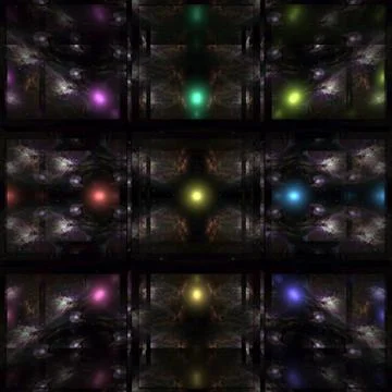 Hi Tech Abstract Dark Background Stock Illustration