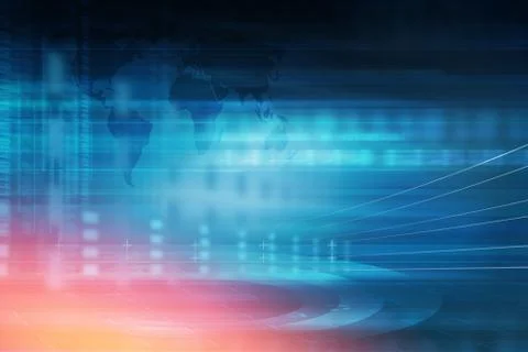 Hi-tech abstract technology background concept series 库存插图