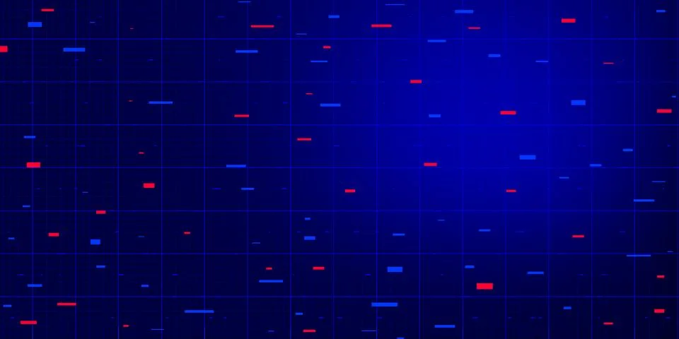 Hi-tech and Digital Flow Background. 스톡 일러스트