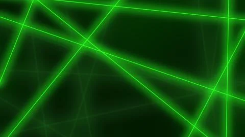 Hi-tech background. Abstract green lines crossings. 3D rendering Stock Illustration
