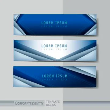 Hi-tech background design for banners set Illustrazione stock