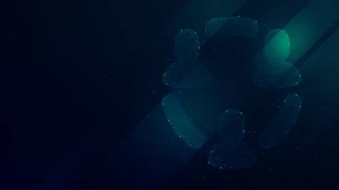 Hi-tech background with download cloud icon, business teamwork concept illust イラスト素材