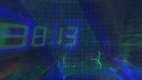 Hi-tech background Video stock 78836224