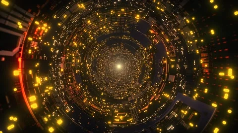 Hi-Tech Background Motion Graphic Loop Stock Footage 135495880