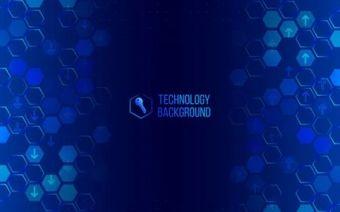 Hi-tech background for science, Stock Illustration