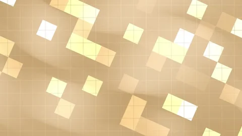 Hi tech baige background, abstract square geometric pattern futuristic dynamic Stock Footage 297953428